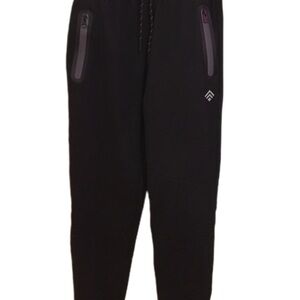 Black Joggers with Zipper Pockets